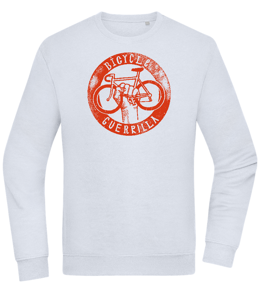 Bicycle Guerrilla Design - Comfort Essential Unisex Sweater_CREAMY BLUE_front