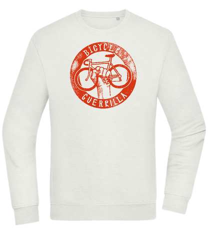 Bicycle Guerrilla Design - Comfort Essential Unisex Sweater_CREAMY GREEN_front