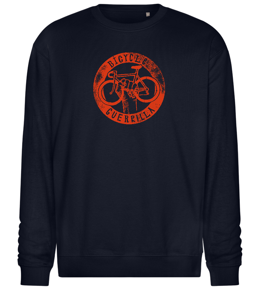 Bicycle Guerrilla Design - Comfort Essential Unisex Sweater_FRENCH NAVY_front