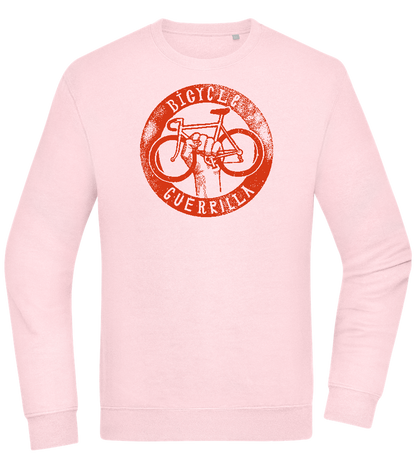 Bicycle Guerrilla Design - Comfort Essential Unisex Sweater_LIGHT PEACH ROSE_front