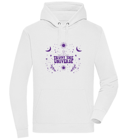 Universe Design - Premium unisex hoodie_WHITE_front