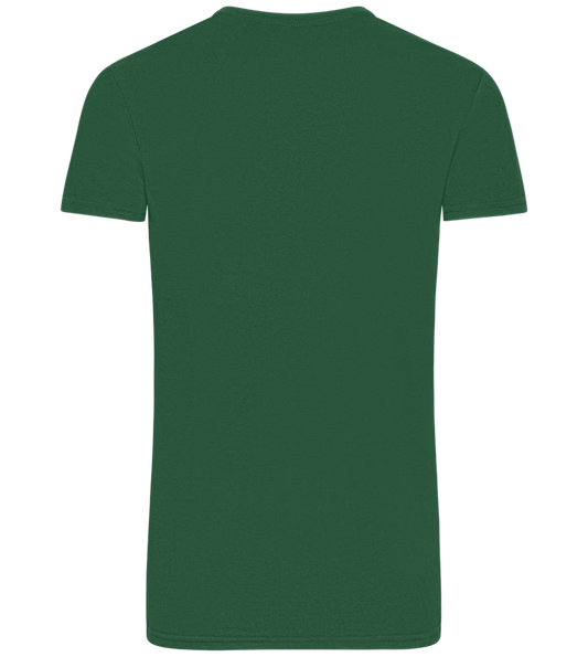 Dad Joke Loading Design - Basic men's fitted t-shirt_GREEN BOTTLE_back
