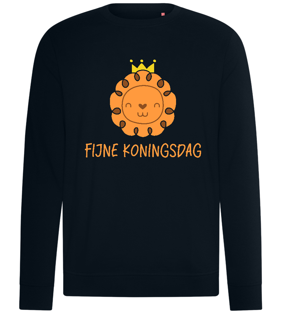 Fijne Koningsdag Design - Comfort unisex sweater_BLACK_front