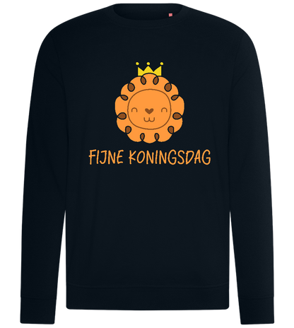 Fijne Koningsdag Design - Comfort unisex sweater_BLACK_front