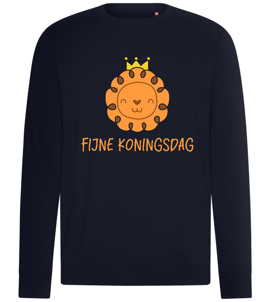 Fijne Koningsdag Design - Comfort unisex sweater_FRENCH NAVY_front