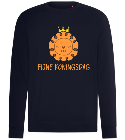 Fijne Koningsdag Design - Comfort unisex sweater_FRENCH NAVY_front