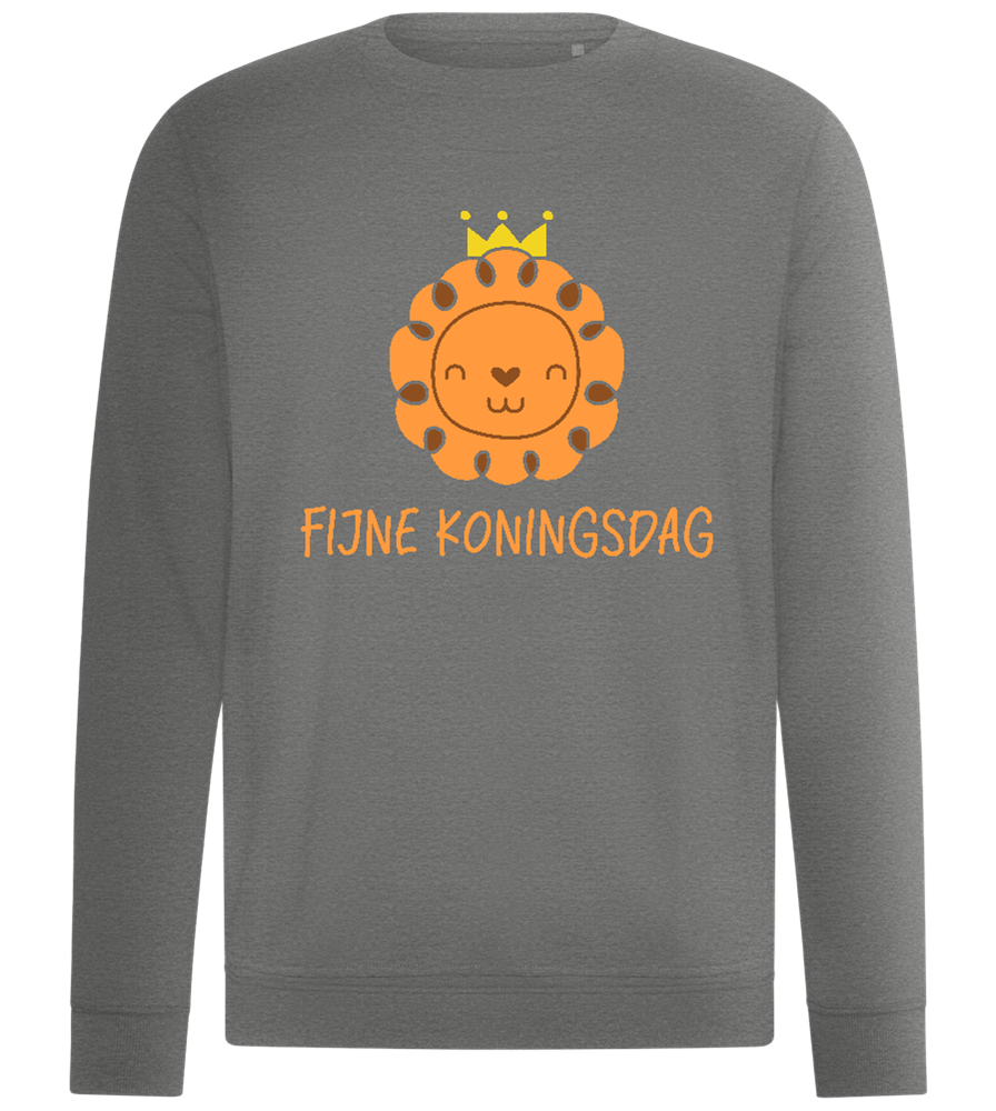 Fijne Koningsdag Design - Comfort unisex sweater_ORION GREY II_front