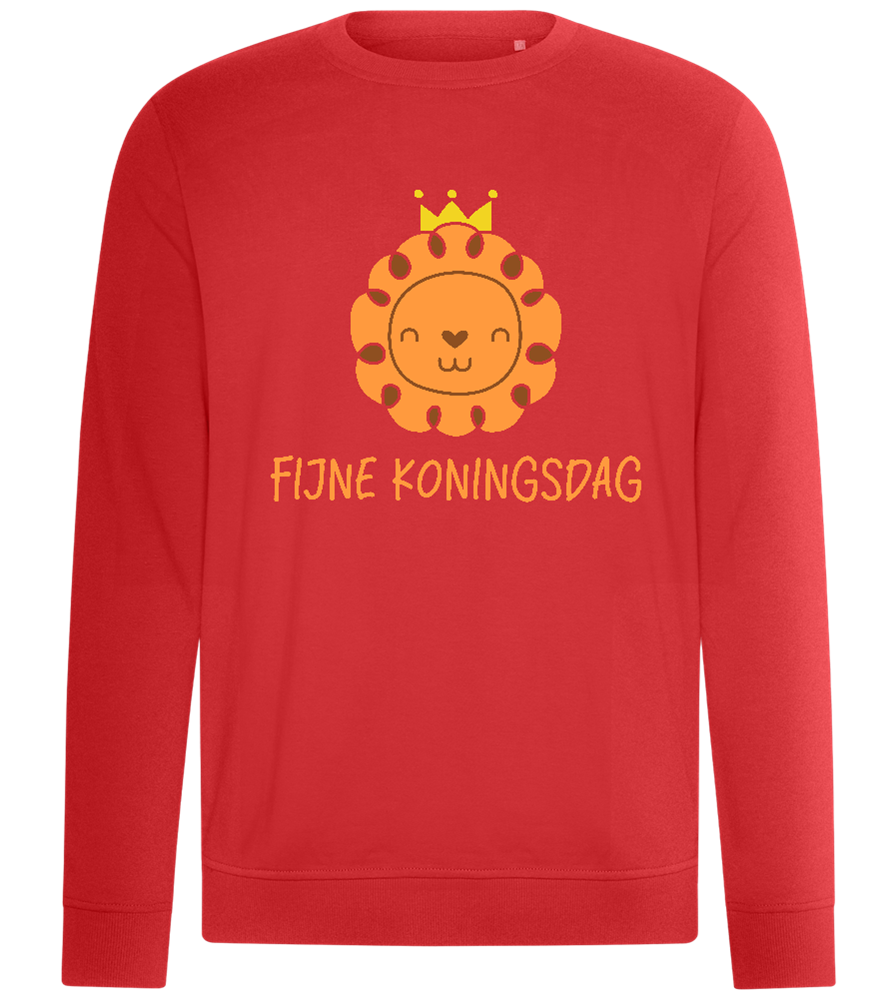 Fijne Koningsdag Design - Comfort unisex sweater_RED_front