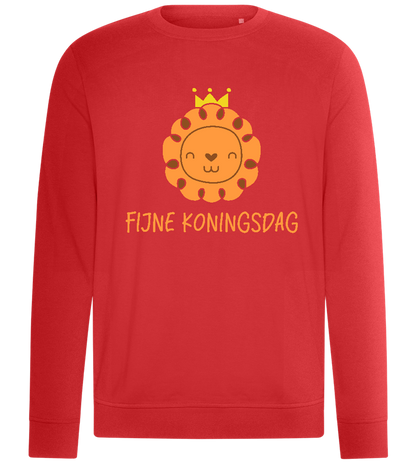 Fijne Koningsdag Design - Comfort unisex sweater_RED_front