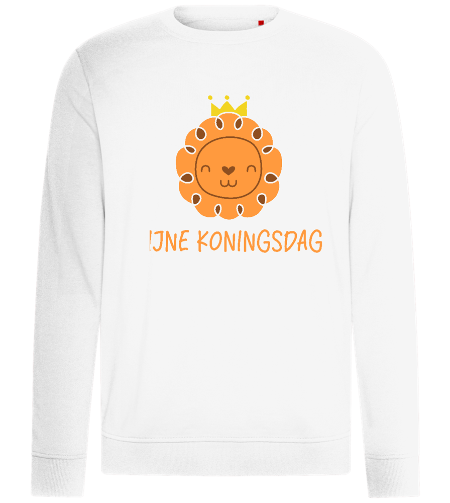 Fijne Koningsdag Design - Comfort unisex sweater_WHITE_front