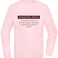 Graduation Speech Design - Comfort Essential Unisex Sweater_LIGHT PEACH ROSE_front