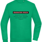 Graduation Speech Design - Comfort Essential Unisex Sweater_MEADOW GREEN_front