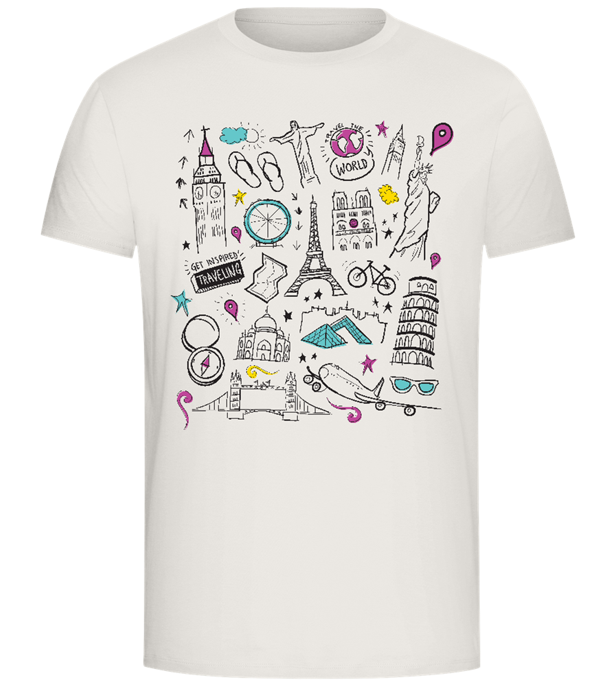 Sights of the World Design - Comfort Unisex T-Shirt_ECRU_front