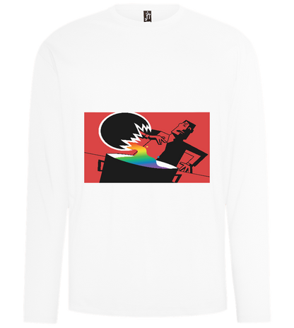 Chemical X Design - Comfort men's long sleeve t-shirt_WHITE_front