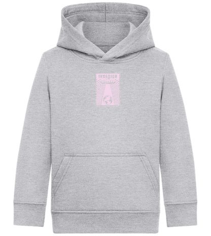 Invasion Ufo Design - Comfort Kids Hoodie_ORION GREY II_front