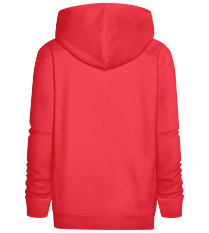 Invasion Ufo Design - Comfort Kids Hoodie_BRIGHT RED_back