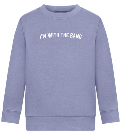 Im With the Band Design - Comfort Kids Sweater_BLUE_front