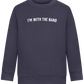 Im With the Band Design - Comfort Kids Sweater_FRENCH NAVY_front