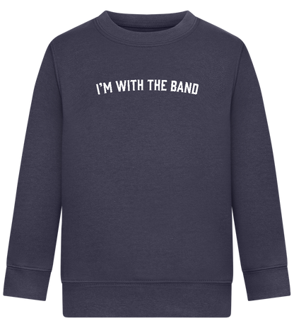 Im With the Band Design - Comfort Kids Sweater_FRENCH NAVY_front