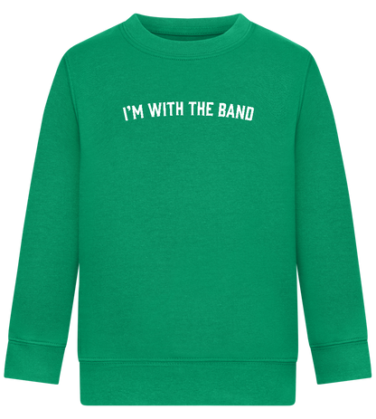 Im With the Band Design - Comfort Kids Sweater_MEADOW GREEN_front