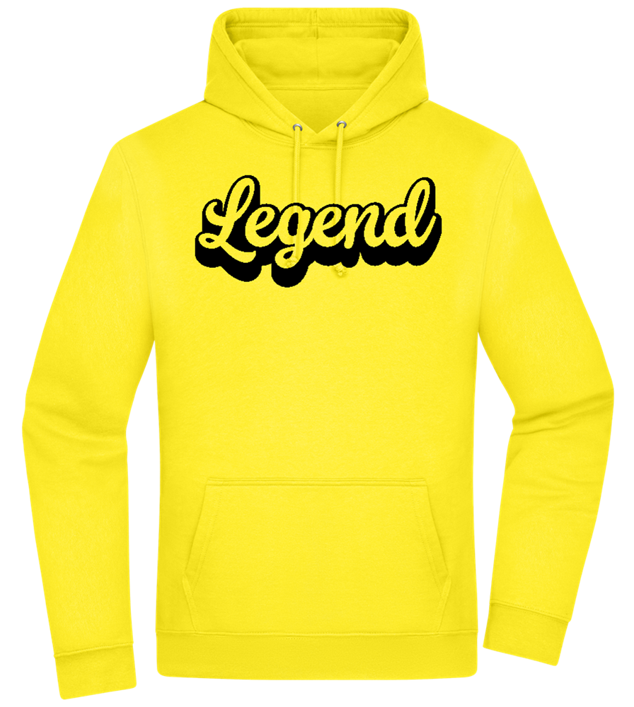 Legend Design - Premium Essential Unisex Hoodie_YELLOW_front