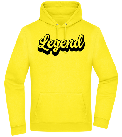 Legend Design - Premium Essential Unisex Hoodie_YELLOW_front