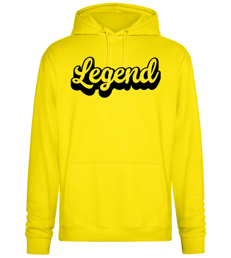 Legend Design - Premium Essential Unisex Hoodie_YELLOW_front