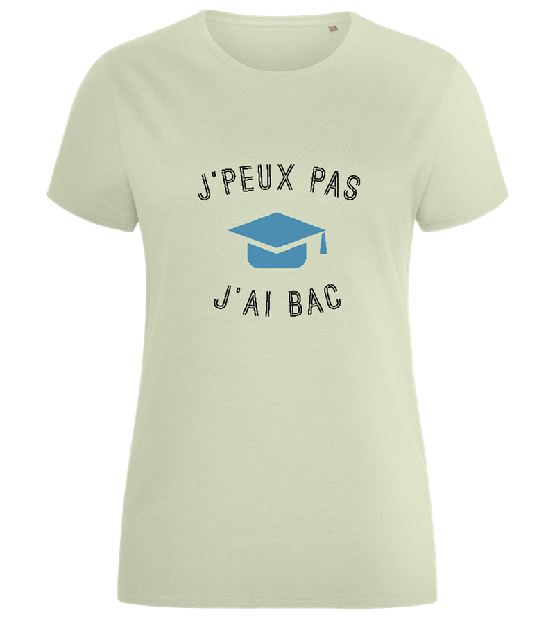 J'peux Pas J'ai Bac Design - Comfort women's fitted t-shirt_SILESTONE_front