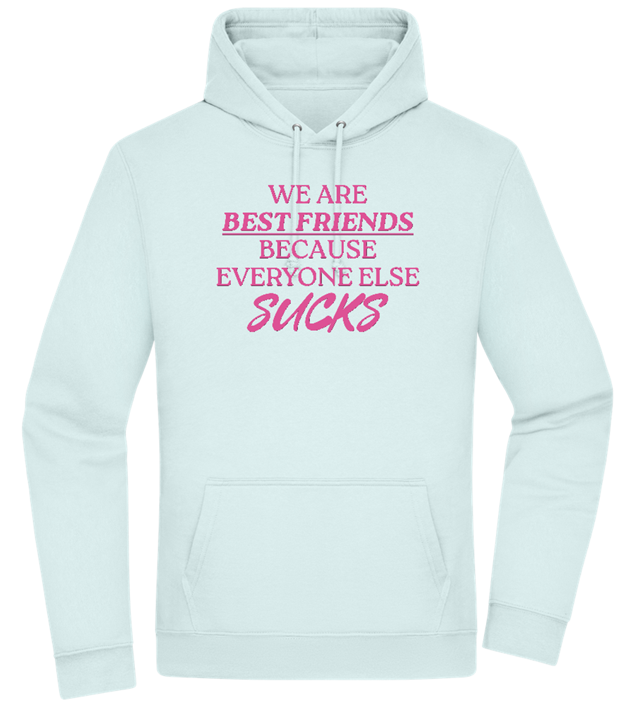 Best Friends Design - Premium Essential Unisex Hoodie_ARCTIC BLUE_front