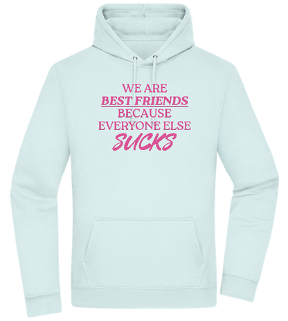 Best Friends Design - Premium Essential Unisex Hoodie_ARCTIC BLUE_front