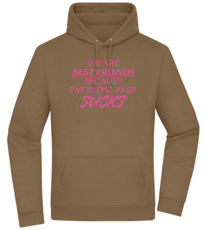 Best Friends Design - Premium Essential Unisex Hoodie_ARMY_front