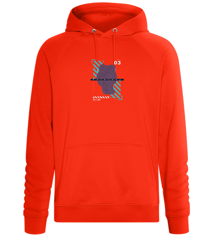 The Original Angel Design - Comfort unisex hoodie_BURNT ORANGE_front