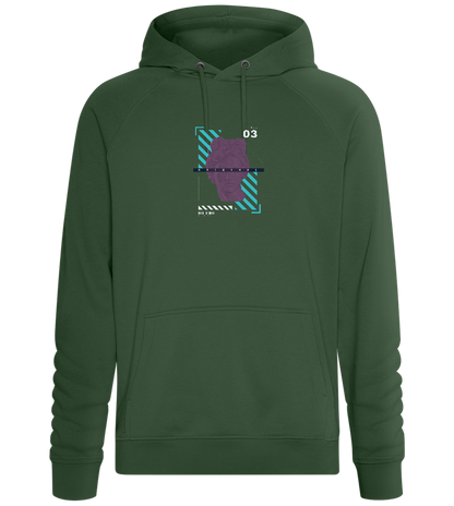 The Original Angel Design - Comfort unisex hoodie_GREEN BOTTLE_front