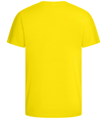 Retro Cat Design - Basic kids t-shirt_YELLOW_back