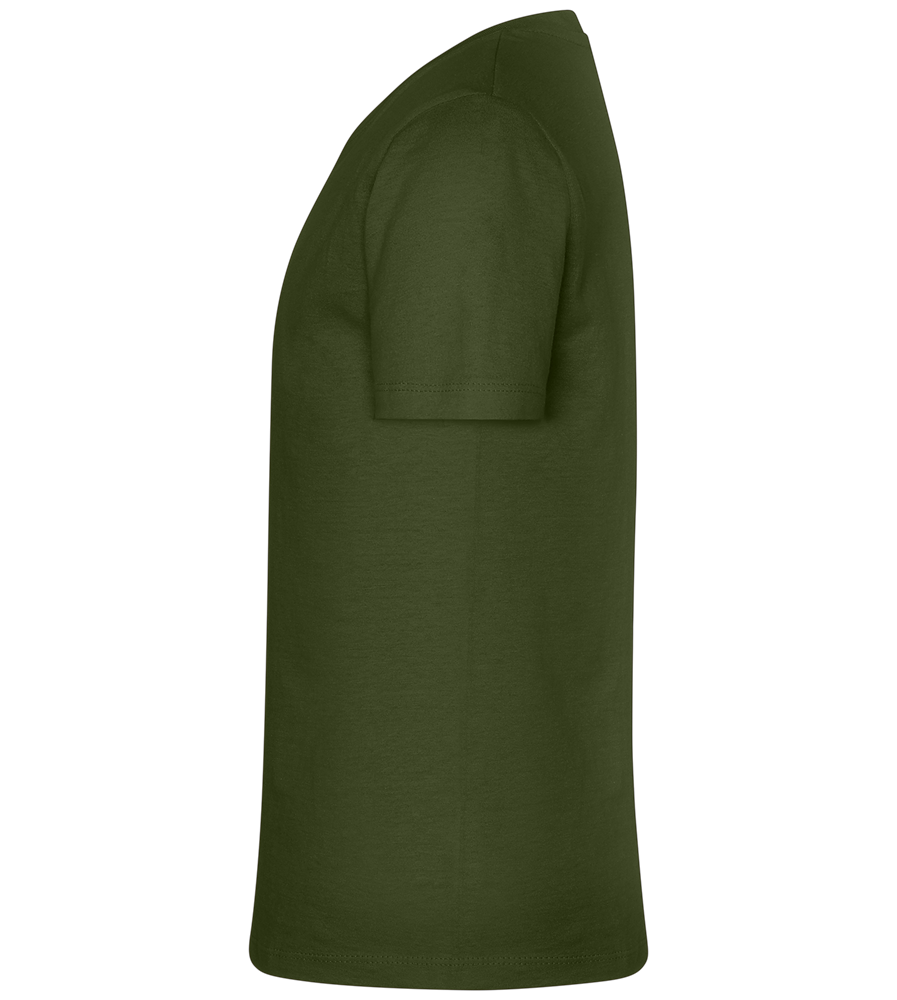 Retro Cat Design - Basic kids t-shirt_ARMY_left