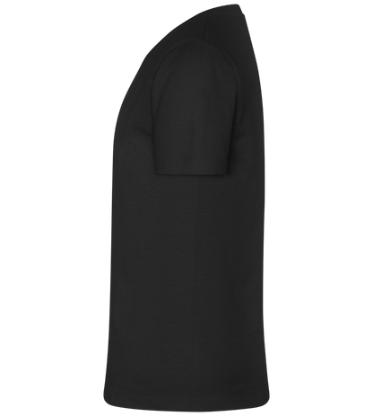 Retro Cat Design - Basic kids t-shirt_DEEP BLACK_left