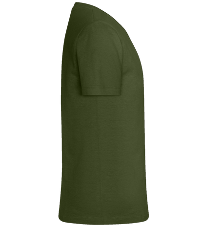 Retro Cat Design - Basic kids t-shirt_ARMY_right