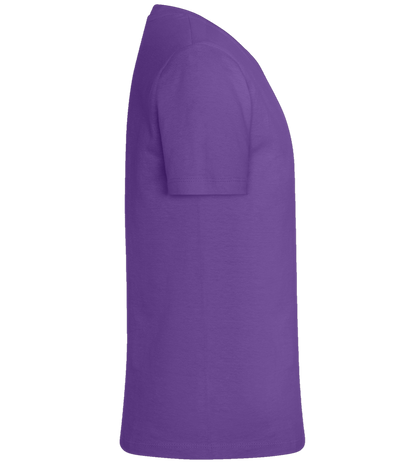 Retro Cat Design - Basic kids t-shirt_DARK PURPLE_right