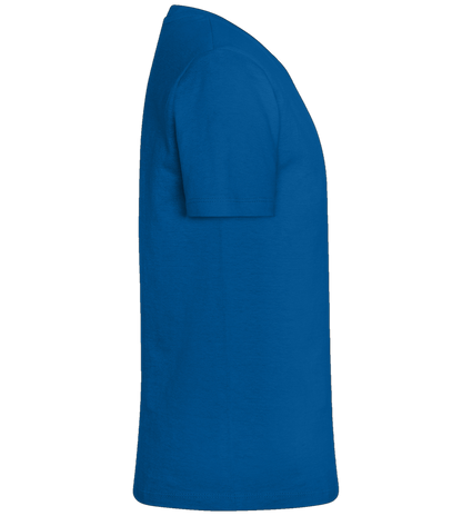 Retro Cat Design - Basic kids t-shirt_ROYAL_right