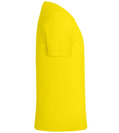 Retro Cat Design - Basic kids t-shirt_YELLOW_right