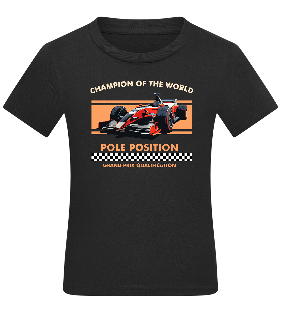 Champion of the World Design - Comfort kids fitted t-shirt_DEEP BLACK_front
