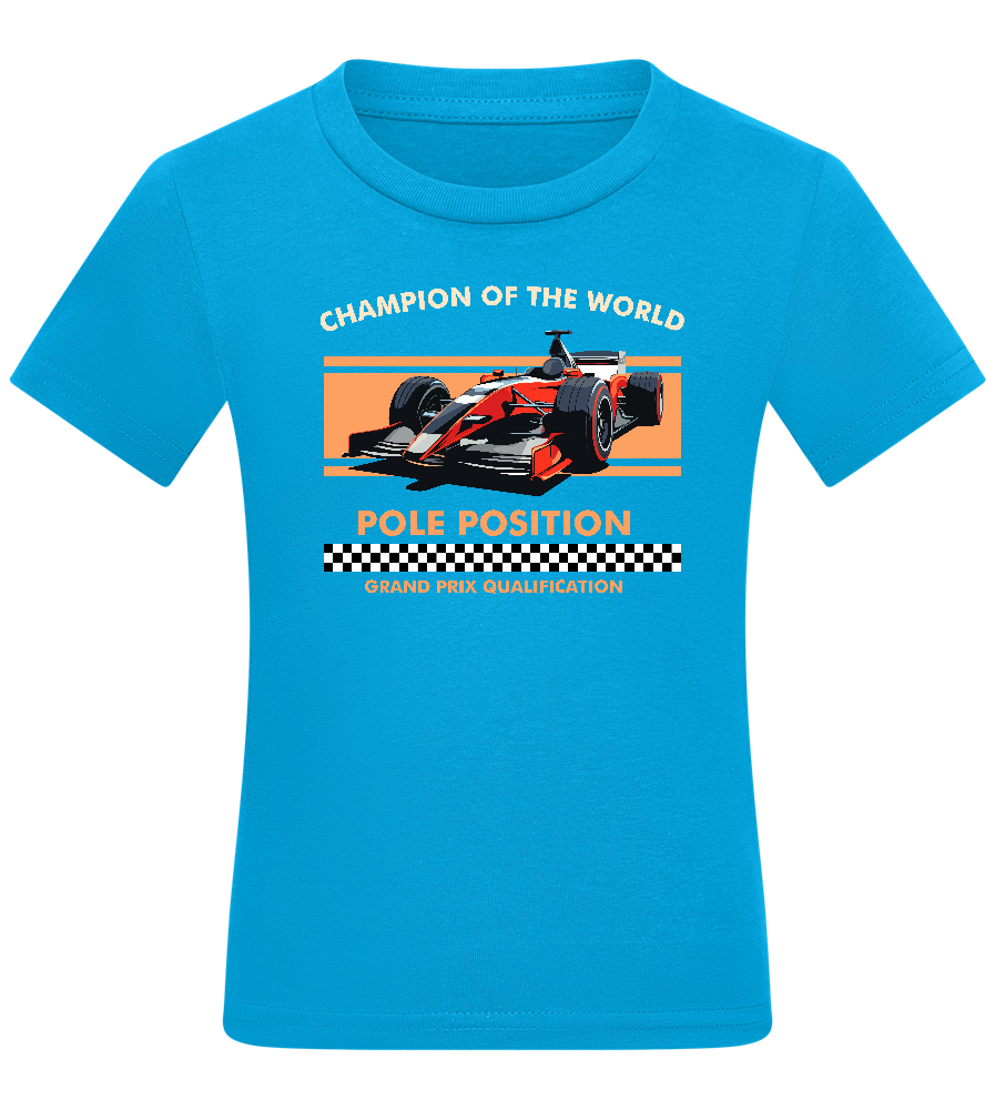 Champion of the World Design - Comfort kids fitted t-shirt_TURQUOISE_front