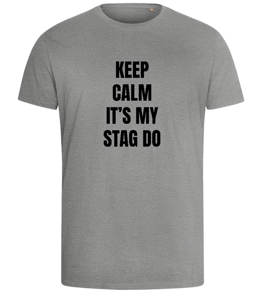 Its My Stag Do Design - Comfort men's fitted t-shirt_ORION GREY_front