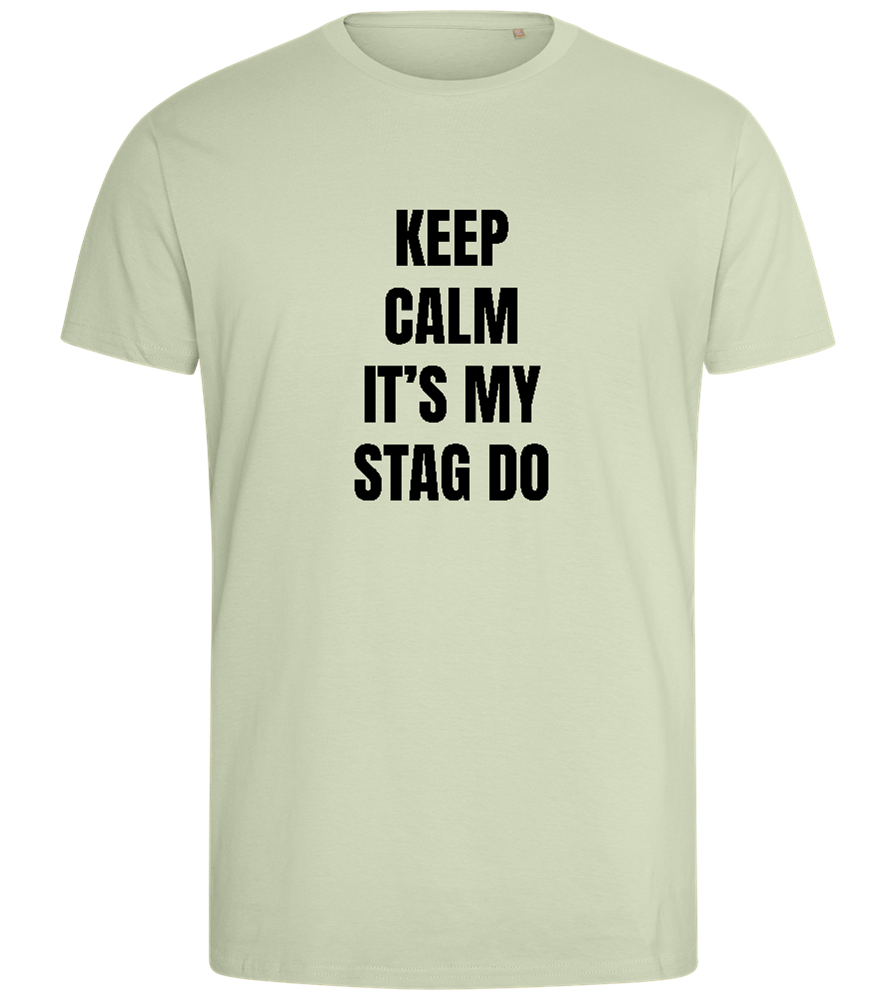 Its My Stag Do Design - Comfort men's fitted t-shirt_SILESTONE_front