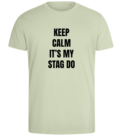 Its My Stag Do Design - Comfort men's fitted t-shirt_SILESTONE_front