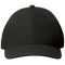 6-Panel Cotton Baseball Cap_BLACK_front