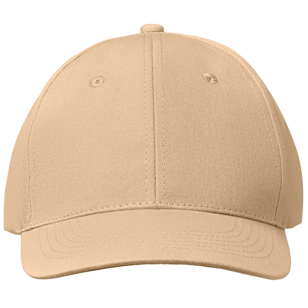 6-Panel Cotton Baseball Cap_IVORY_front