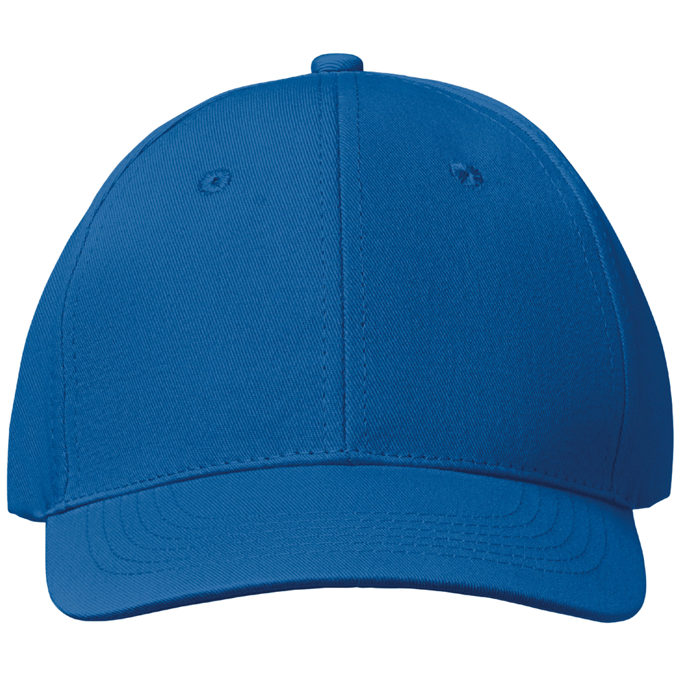 6-Panel Cotton Baseball Cap_ROYAL BLUE_front