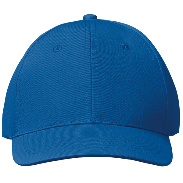 6-Panel Cotton Baseball Cap_ROYAL BLUE_front