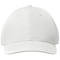 6-Panel Cotton Baseball Cap_WHITE_front